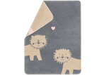 Load image into Gallery viewer, Fussenegger Baby Blanket - MILA Lions in Love 100x75cm