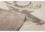 Load image into Gallery viewer, Fussenegger Throw - Savona Velour Stag Head Smoke 200x150cm