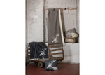 Load image into Gallery viewer, Fussenegger Throw - Savona Velour Stag Head Smoke 200x150cm
