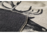Load image into Gallery viewer, Fussenegger Throw - Savona Velour Stag Head Charcoal 200x150cm