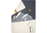 Load image into Gallery viewer, Fussenegger Throw - Savona Velour Skis & Tracks Grey 200x150cm