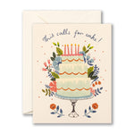 Load image into Gallery viewer, Birthday Card - This Calls for Cake