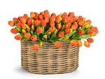 Load image into Gallery viewer, Faux Plant - Lifelike Tulip 5 Stem Orange
