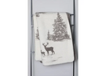 Load image into Gallery viewer, Fussenegger Throw - Savona Velour Snowy Trees Brn 200x150cm