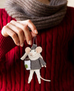 Load image into Gallery viewer, Ornament - Mouse with Coffee