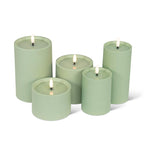 Load image into Gallery viewer, Rainlite - LED Pillar Green 4x3" H