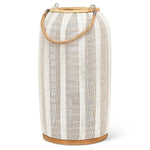 Load image into Gallery viewer, Lantern - Ivory w/ Jute Handle 18" H