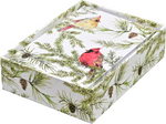 Load image into Gallery viewer, Holiday Boxed Card Set - Mini Cardinals in Evergreen s/20