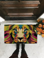 Load image into Gallery viewer, Doormat - Colorful Lion