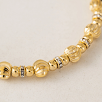 Load image into Gallery viewer, Gold-Plated Bracelet - Solana Large Bead Flex