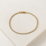 Load image into Gallery viewer, Tennis Bracelet - Clear 7"
