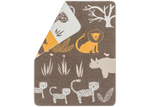 Load image into Gallery viewer, Fussenegger Baby Blanket - JUWEL Jungle Smoke 90x70cm