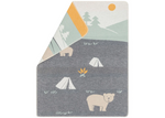 Load image into Gallery viewer, Fussenegger Baby Blanket - JUWEL Camping Bears 90x70cm