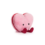 Load image into Gallery viewer, Jellycat Plush - Amuseables Colette Heart Macaron (Pink)