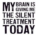 Load image into Gallery viewer, Wood Coaster - My Brain, Silent