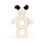 Load image into Gallery viewer, Jellycat Rattle - Bashful Puppy Blk|Crm
