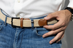 Load image into Gallery viewer, Braided Belt - Beige o/s