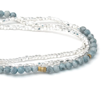 Load image into Gallery viewer, Scout Bracelet - Delicate Blue Howlite | Silver