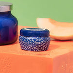 Load image into Gallery viewer, Capri Blue Candle - Honeydew Crush Travel Tin Blue