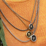 Load image into Gallery viewer, Pyrrha Chain - Heavy Curb Oxidized