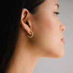 Load image into Gallery viewer, Gold-Plated Hoops - Dawson