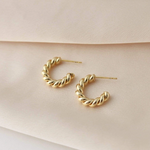 Load image into Gallery viewer, Gold-Plated Hoops - Dawson