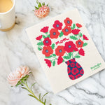 Load image into Gallery viewer, Swedish Cloth - Mom Poppy Bouquet