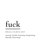 Load image into Gallery viewer, Marble Coaster - Verb | F*ck