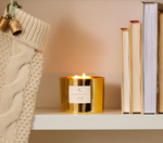 Load image into Gallery viewer, Thymes Frasier Fir - Gilded Gold 3-wick 17oz