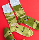 Load image into Gallery viewer, Men's Midcalf Socks - Golf Scene