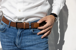 Load image into Gallery viewer, Braided Belt - Light Brown o/s
