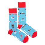 Load image into Gallery viewer, Men's Midcalf Socks - Calgary Landmark