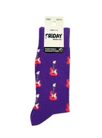 Load image into Gallery viewer, Men's Midcalf Socks - Electric Guitar