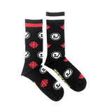 Load image into Gallery viewer, Men's Midcalf Socks - CBC Hockey Night Logo