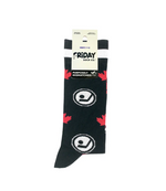 Load image into Gallery viewer, Men's Midcalf Socks - CBC Hockey Night Logo