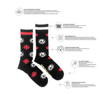 Load image into Gallery viewer, Men's Midcalf Socks - CBC Hockey Night Logo