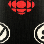 Load image into Gallery viewer, Men's Midcalf Socks - CBC Hockey Night Logo