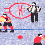 Load image into Gallery viewer, Men's Midcalf Socks - Funny Hockey Scene