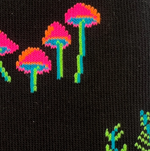 Load image into Gallery viewer, Men's Midcalf Socks - Neon Mushroom