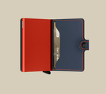 Load image into Gallery viewer, Miniwallet - Matte Nightblue & Orange