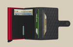 Load image into Gallery viewer, Miniwallet - Optical Black Red