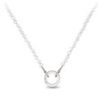 Load image into Gallery viewer, Pyrrha Faceted Stone Choker - White Moonstone 17"