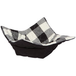 Load image into Gallery viewer, Bowl Cozy - Black Plaid