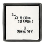 Load image into Gallery viewer, Cocktail Napkin Set - Are We Eating