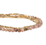 Load image into Gallery viewer, Scout Bracelet - Delicate Rhodochrosite | Gold