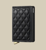 Load image into Gallery viewer, Slimwallet - Premium Emboss Diamond Black