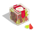 Load image into Gallery viewer, Sugarfina Candy Cube - Holiday Trees Santa H2025