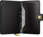Load image into Gallery viewer, Miniwallet - Premium Stitch Floral Black