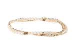 Load image into Gallery viewer, Scout Bracelet - Delicate White Fossil | Gold