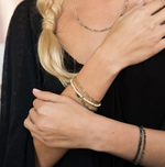 Load image into Gallery viewer, Scout Bracelet - Delicate White Fossil | Gold